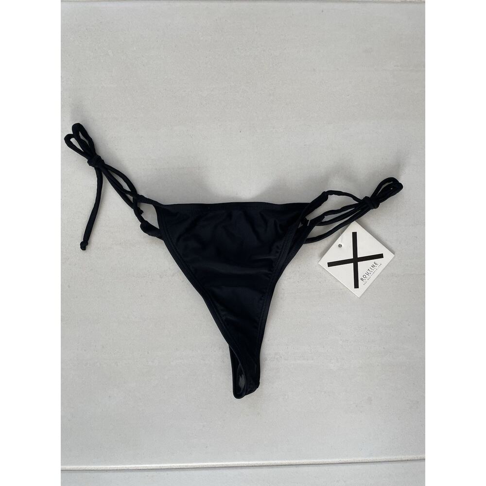 BoutineLA Swim String Bikini Bottom Swimwear Summer Beach